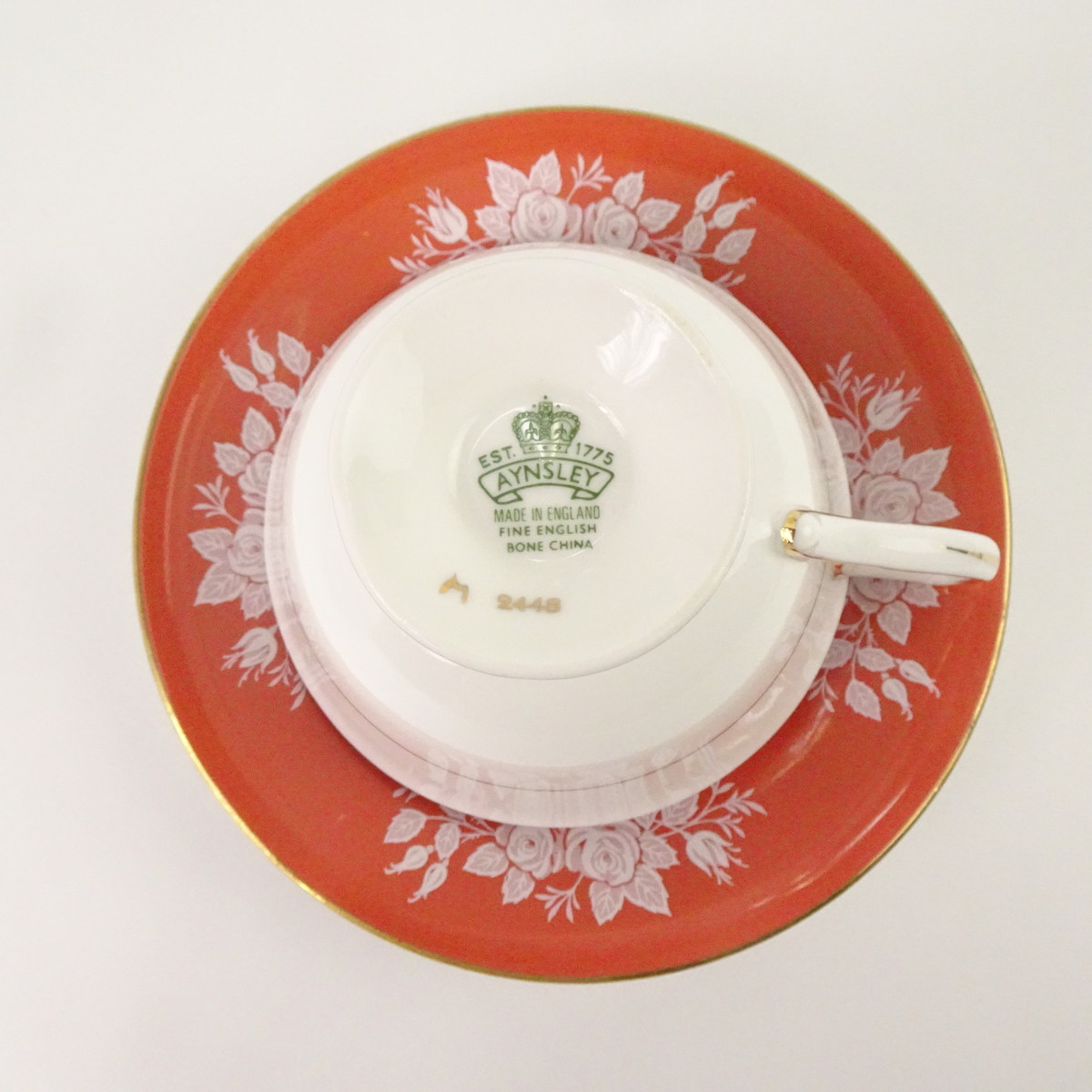 エインズレイ ヴィンテージ ティーカップ バラ 薔薇 カップ＆ソーサー