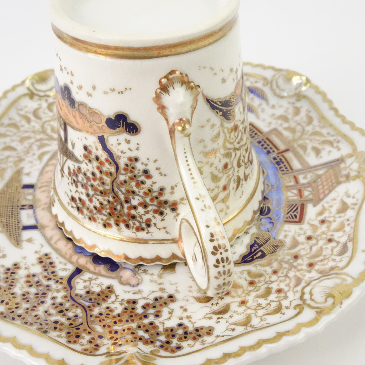 アンティーク シノワズリ カップ＆ソーサー