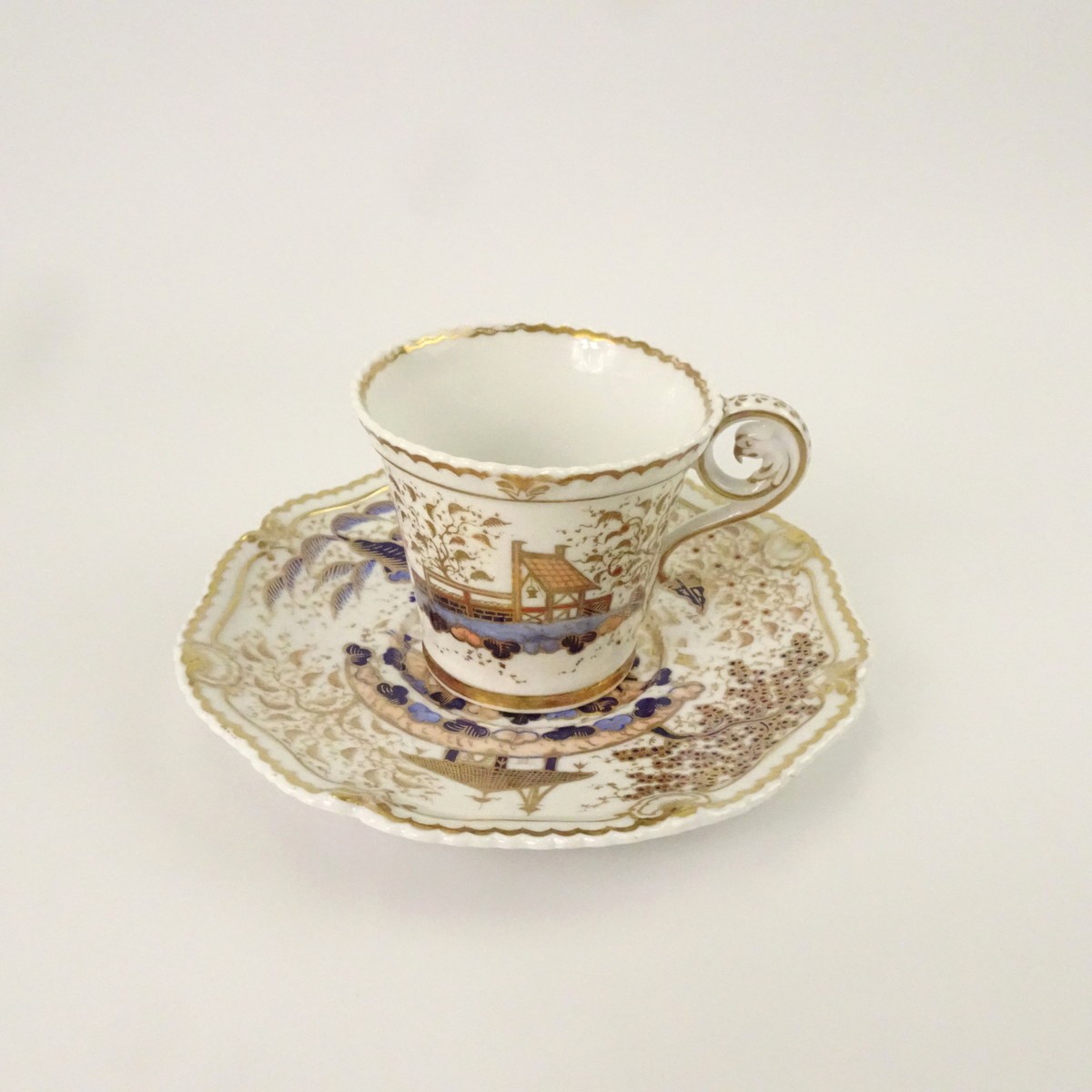 アンティーク シノワズリ カップ＆ソーサー