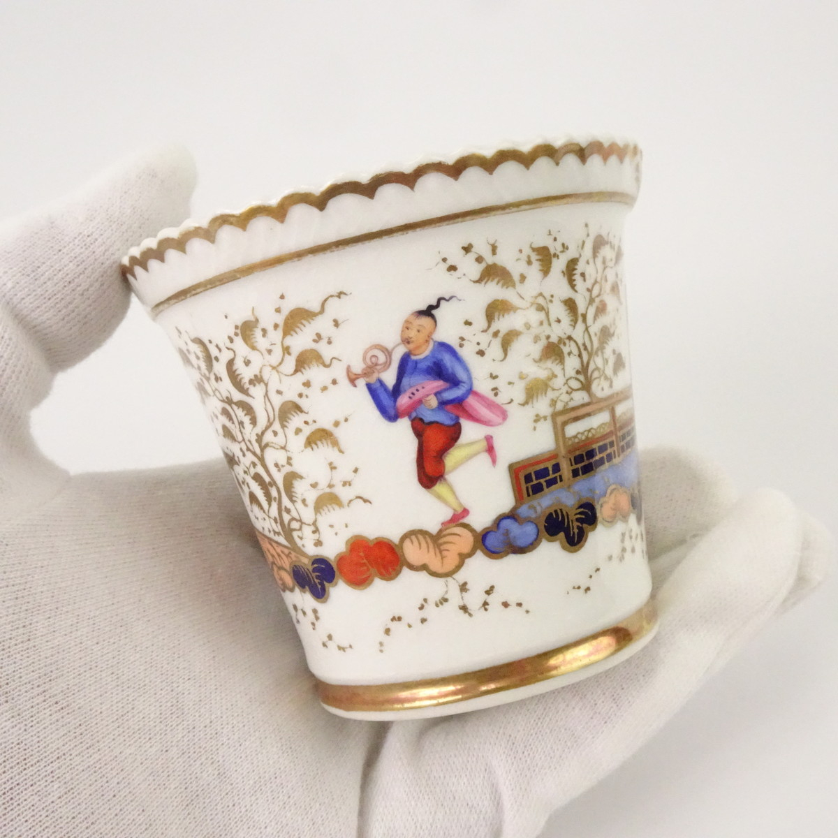 アンティーク シノワズリ カップ＆ソーサー