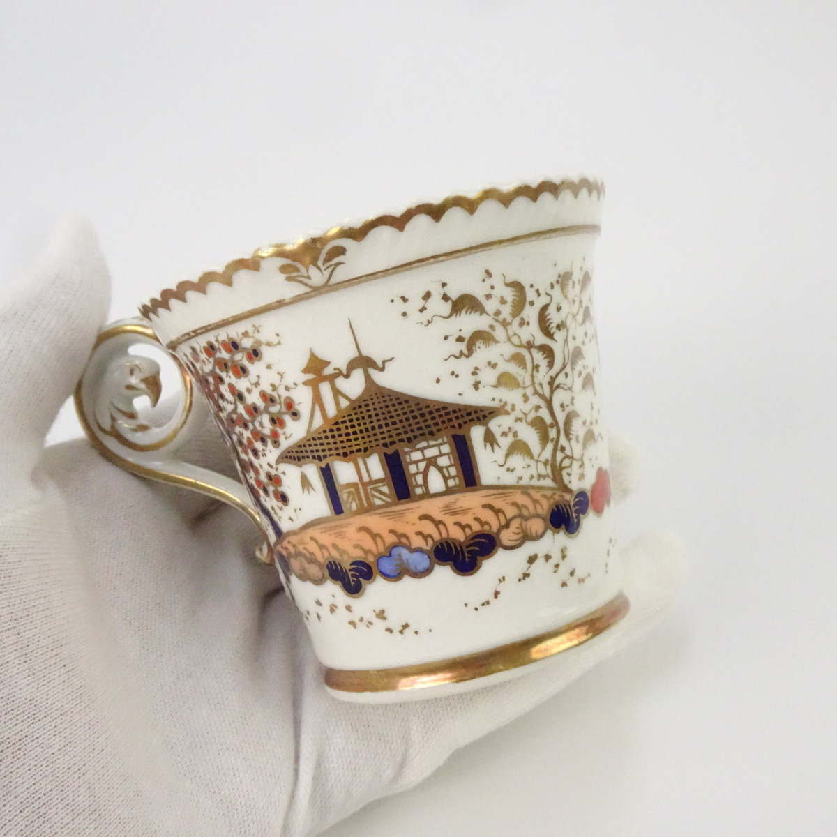 アンティーク シノワズリ カップ＆ソーサー