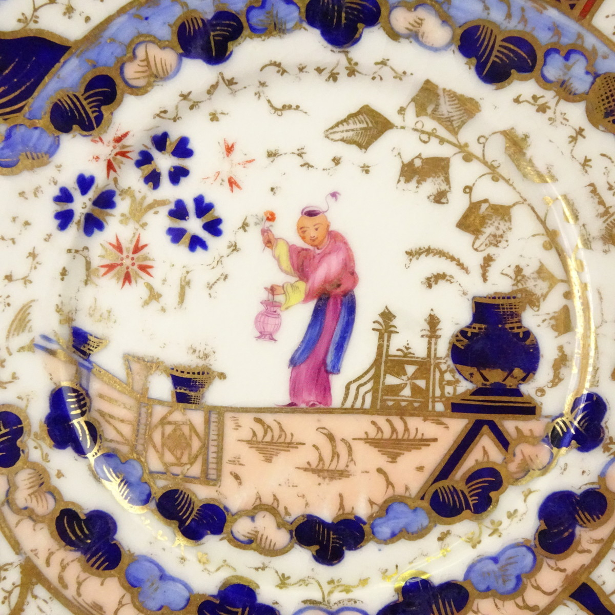 アンティーク シノワズリ カップ＆ソーサー