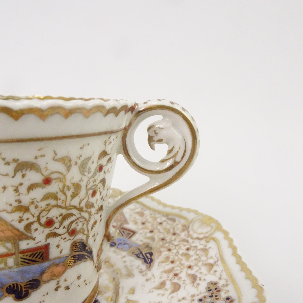 アンティーク シノワズリ カップ＆ソーサー