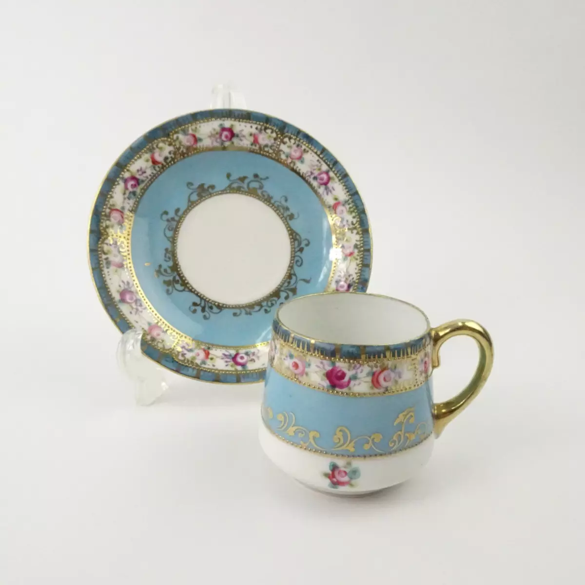 オールドノリタケ NORITAKE 輸出用 デミタスカップ＆ソーサー