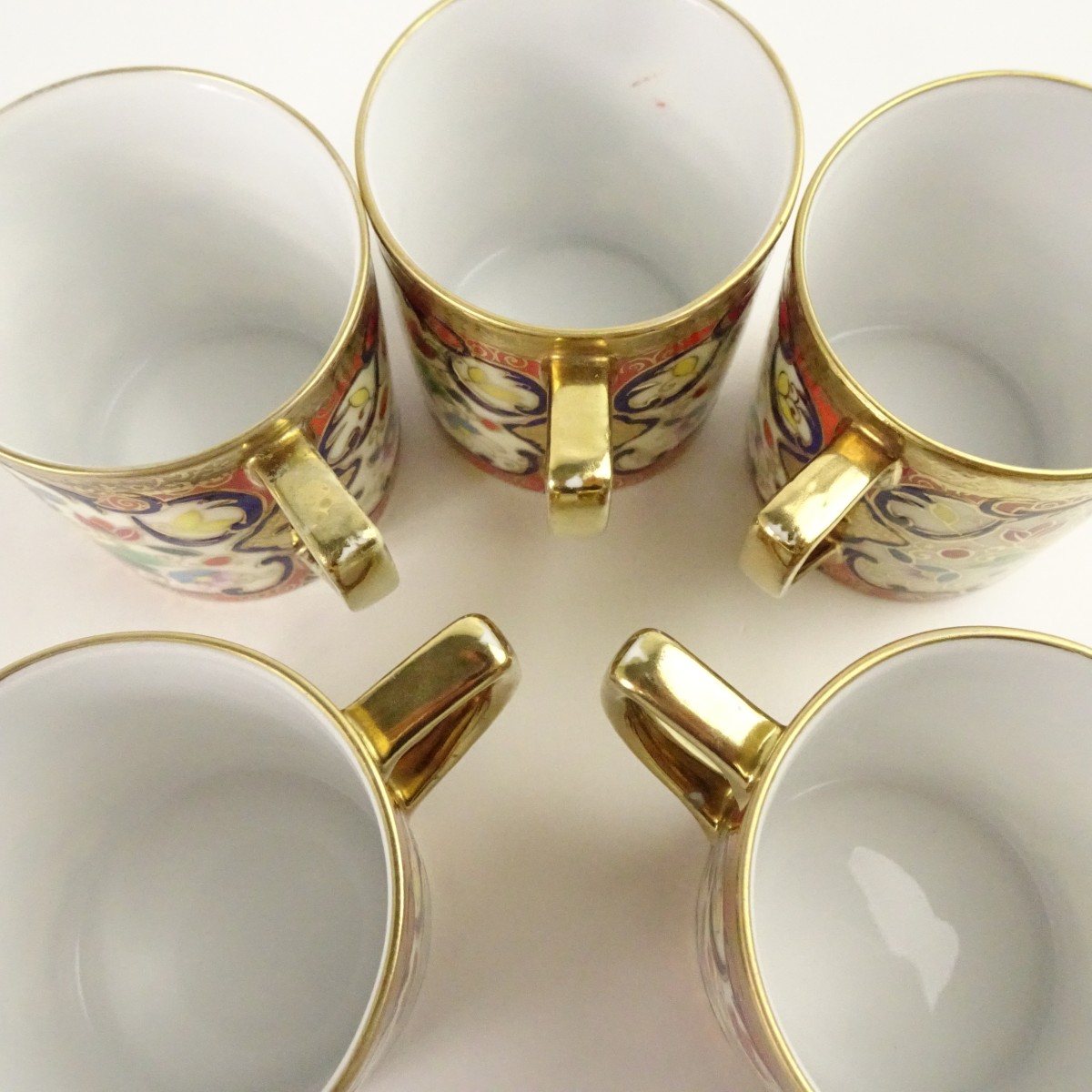 オールドノリタケ 金彩 デミタスカップ アンドソーサー ポット クリーマー デミタスカップ  マルキ印
