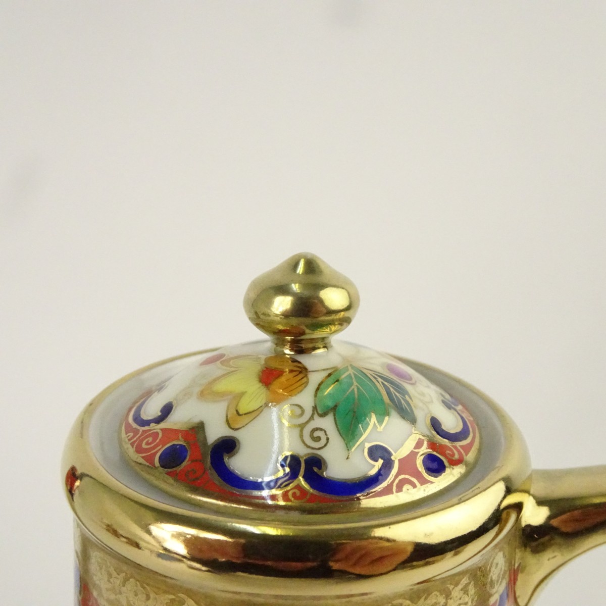 オールドノリタケ 金彩 デミタスカップ アンドソーサー ポット クリーマー デミタスカップ  マルキ印