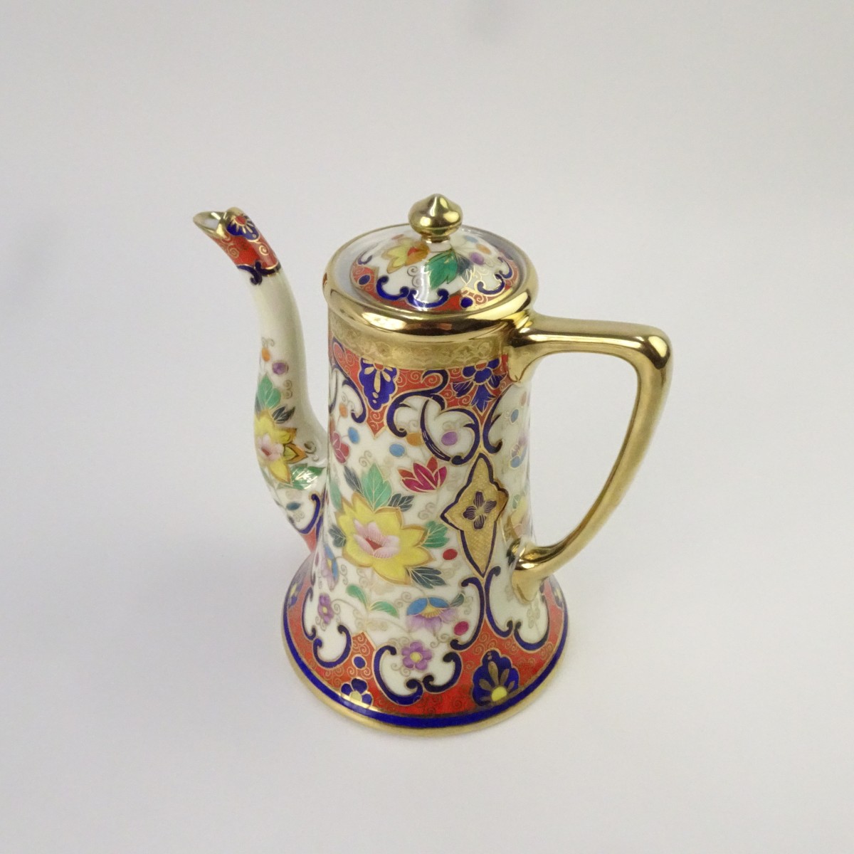 オールドノリタケ 金彩 デミタスカップ アンドソーサー ポット クリーマー デミタスカップ  マルキ印